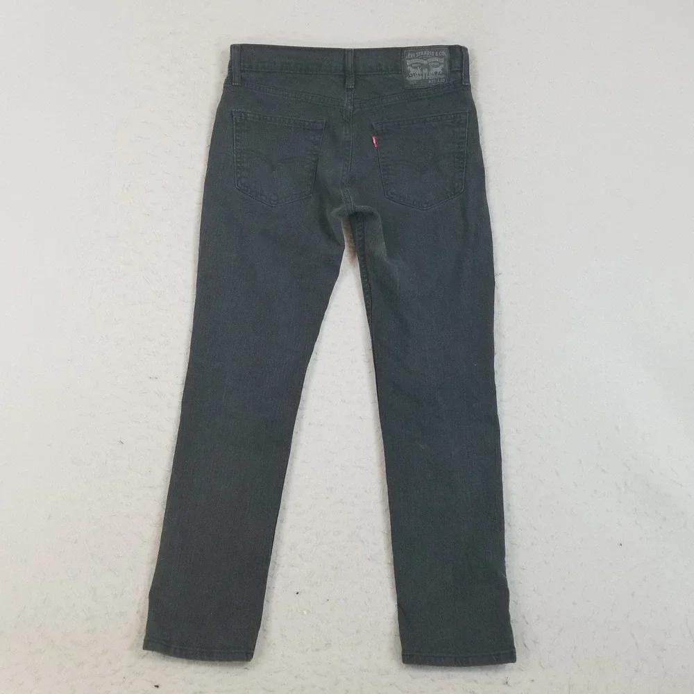 Levi's‎ Jeans Mens 31x30 Gray 511 Slim Fit Charcoal Denim Stretch Casual